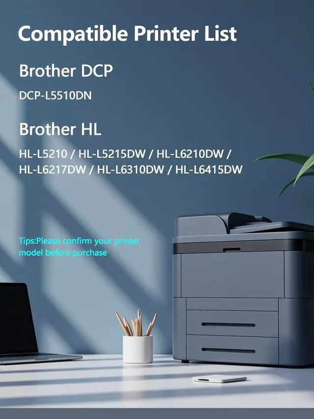 Alt view image 2 of 6 - DR920 Drum High Yield Black Drum Unit (NOT Toner) for Brother DR-920 DR920 use with TN920 TN-920 TN920XL TN920XXL Work for Brother HL-L5210DN HL-L6210DW HL-L6217DW MFC-L6915DW Printer