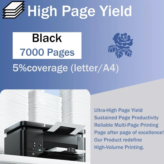 Alt view image 3 of 7 - 6R04401 006R04401 High Yield Toner Cartridges Compatible for Xerox B225 B230 B235 Printers, 7000 Pages, Premium Print Performance (Black)