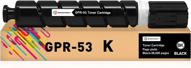 Main image of Remanufactured GPR-53 Toner Replacement Black for Canon GPR53 GPR 53 Toner Cartridge for ImageRUNNER Advance DX C3325i C3525i C3530i C3725i C3826i C3830i C3835i (1 Pack Black)