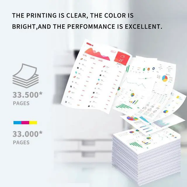 Alt view image 3 of 6 - Compatible Yellow Toner Cartridge Replacement for Ricoh IM C3000 C3500 C4500 C6000 C2000 C2500, MP C4503 C6003 C5503 C3503 C3003 C2003 C2503, MP C4504 C6004 C3004 C3504, 841852 (Yellow, 1-Pack)