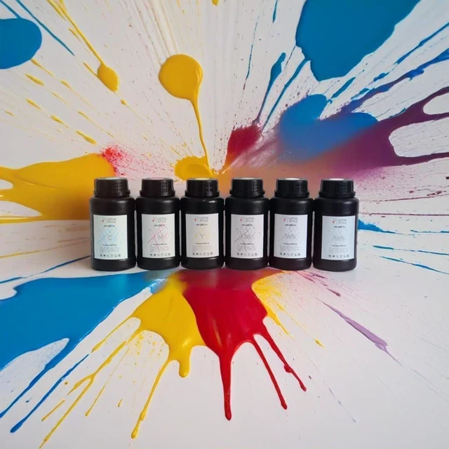 Alt view image 2 of 5 - Premium Ultraviolet UV LED Ink Refill Direct to Substrate Direct to Film DTF for UV & UV DTF Printers Ink PRO (CMYK Wh, Medium)