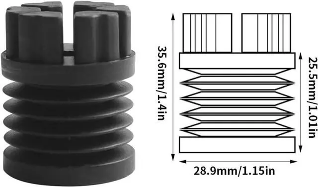 Alt view image 3 of 4 - for Bambu Lab P1/X1 Bamboo Anti Vibration Feet Pad Anti-Slip Anti-Shock Dust-Proof Rubber Foot Pad Bambulabs P1P/P1S/X1C/A1/X1E(8pcs)