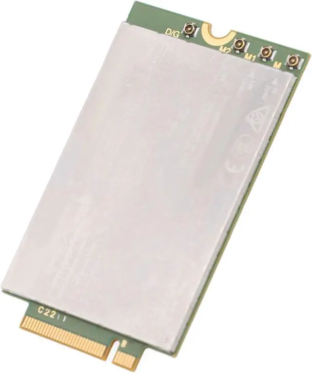 Alt view image 4 of 7 - FM350 GL ESIM Network Card Module 5G NR Network Module, M.2 4G LTE 4.67Gbps for Latitude, , and XPS Series, Wins,