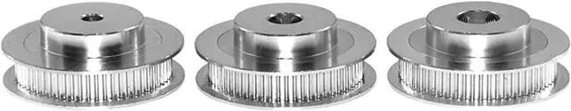 Alt view image 3 of 7 - Aluminum Timing Pulley Set, GT2 Timing Pulley 30 36 40 60 Tooth, Wheel Bore 5mm 8mm Aluminum Gear Teeth(60t W6 B10)