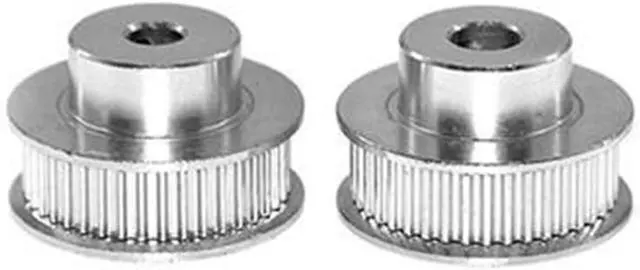 Alt view image 4 of 7 - Aluminum Timing Pulley Set, GT2 Timing Pulley 30 36 40 60 Tooth, Wheel Bore 5mm 8mm Aluminum Gear Teeth(60t W6 B10)