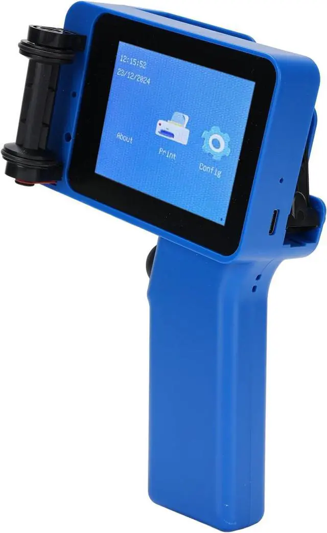 Alt view image 7 of 7 - Handheld Inkjet Printer Gun, HD LED 4.3 Inch Touch Screen Inkjet Coder for Supermarket Express, Barcode QRcode Batch Number Logo Date Printing Machine for Wood, Cardboard,