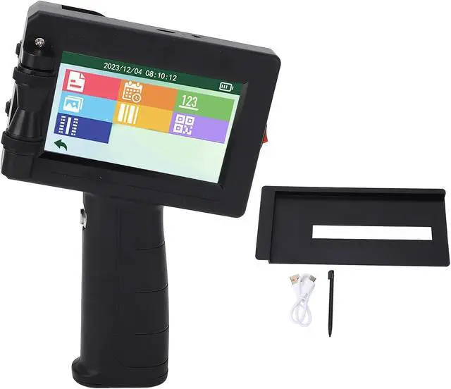 Alt view image 6 of 7 - Handheld Inkjet Printer, Portable Printer Logo 12.7mm Production Date Time Batch Number Inkjet Label Handheld