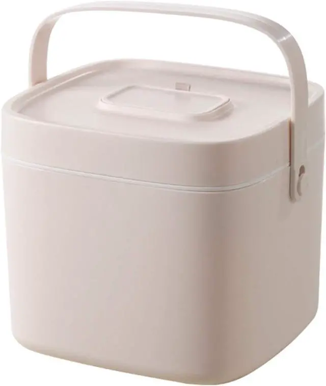 Main image of Portable Medicine Chest, Lockable Family First Aid Box with Multi-Compartment Storage, Waterproof, Pink, Lightweight Organizer(19.7X17.8X17.8CM) (One Color 26.1X24.5X23.3CM)