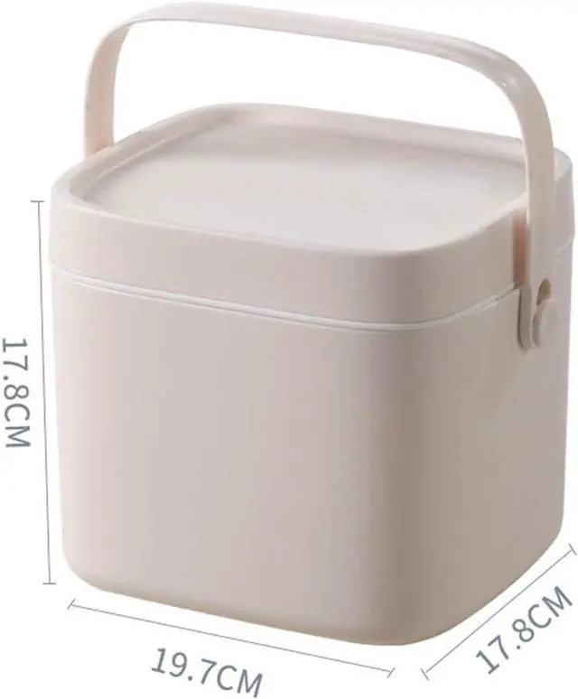 Alt view image 4 of 7 - Portable Medicine Chest, Lockable Family First Aid Box with Multi-Compartment Storage, Waterproof, Pink, Lightweight Organizer(19.7X17.8X17.8CM) (One Color 26.1X24.5X23.3CM)