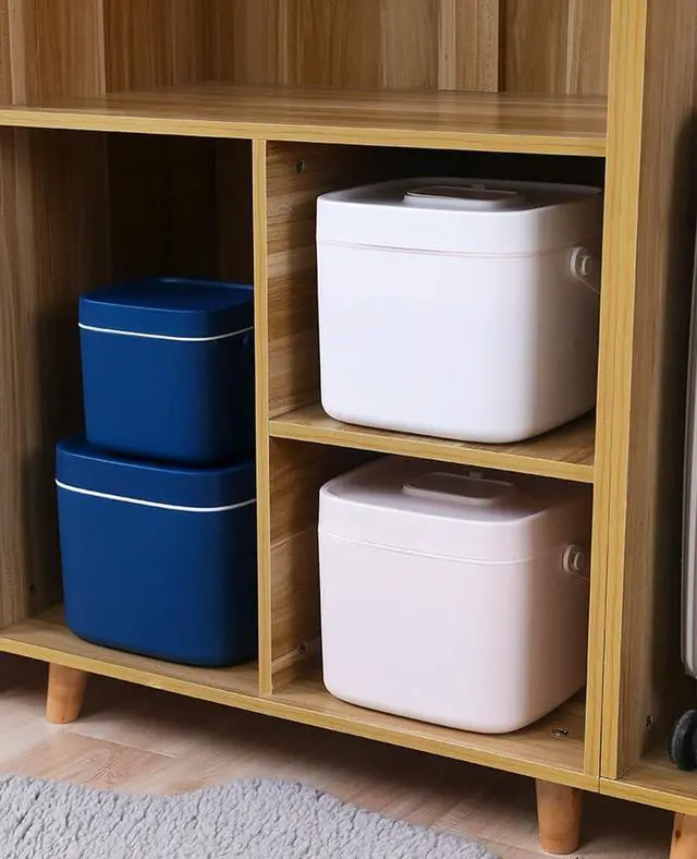 Alt view image 6 of 7 - Portable Medicine Chest, Lockable Family First Aid Box with Multi-Compartment Storage, Waterproof, Pink, Lightweight Organizer(19.7X17.8X17.8CM) (One Color 26.1X24.5X23.3CM)