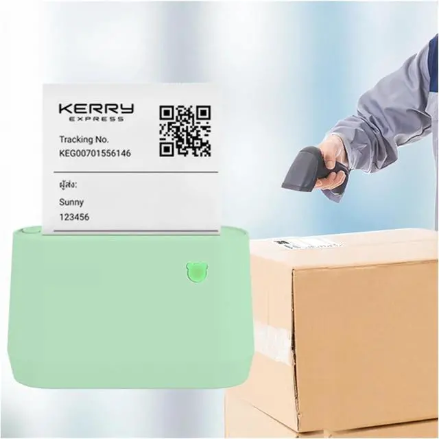 Alt view image 4 of 6 - Thermal Printer A9 Pro BT Portable Thermal Pocket Printer 304dpi Grayscale Mode Mini Photo Printer Receipt Label 56mm/77mm Paper Width Easy to Use