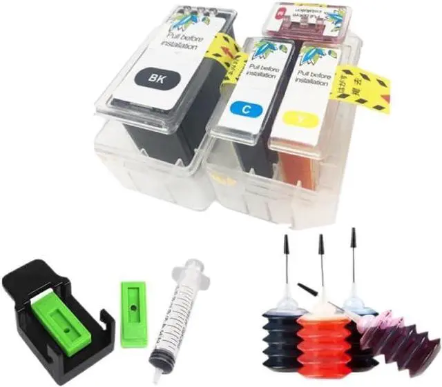 Main image of Compatible Printer Cartridge Refill Kit for Vilaxh 540 PG540 CL541 PG 540 XL CL 541 XL Works with MG3150 MG3250 MG3550 MG4250 Printers(1C with Tool)