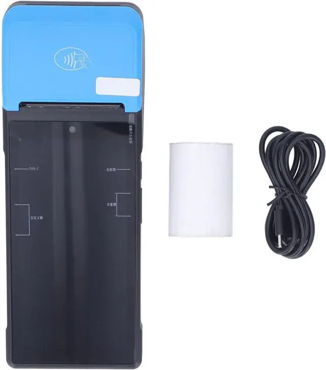 Main image of POS Thermal Receipt Printer Android 4G WiFi Bluetooth Handheld PDA Printer with 5MP Camera High Speed Thermal Printing NFC Function for Restaurants Retail Stores ABS Material