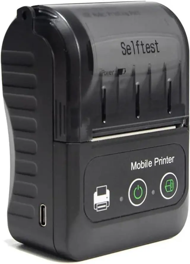 Main image of 58mm Portable Thermal Label Printer Bluetooth Fast-Dry Ink Design