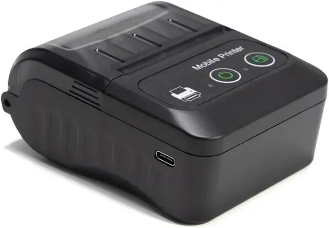 Alt view image 4 of 6 - 58mm Portable Thermal Label Printer Bluetooth Fast-Dry Ink Design