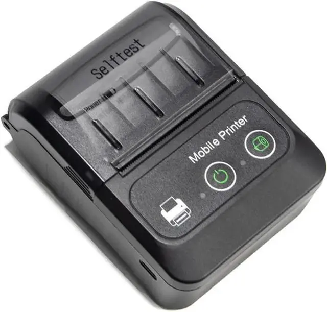 Alt view image 5 of 6 - 58mm Portable Thermal Label Printer Bluetooth Fast-Dry Ink Design