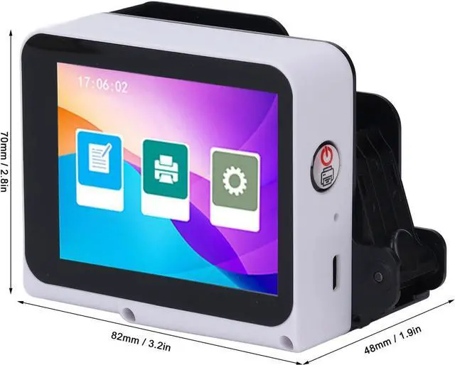 Alt view image 2 of 7 - Fafeicy Handheld Printer Portable Inkjet Printing Machine for Barcode Date Label Support Multi Languages Materials Handheld Printer