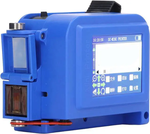 Alt view image 3 of 6 - Brilluxa Inkjet Printer, Handheld LED Touch Screen Inkjet Coder for QR Code, Portable Inkjet Marking Machine, Multilingual Handheld Inkjet Printing Device