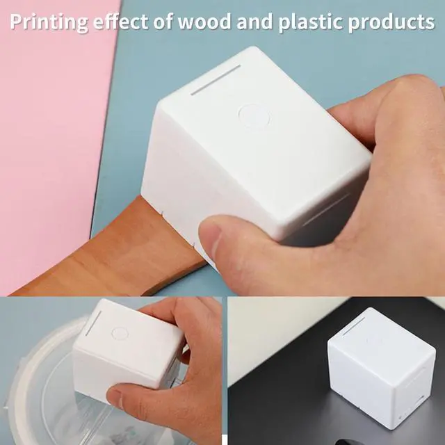 Alt view image 7 of 7 - Miniature Handheld Inkjet Printer with WiFi App Control Food Printer for Personalizing Dessert Beverage Foam Decorations Inkjet Food Printer for Desserts