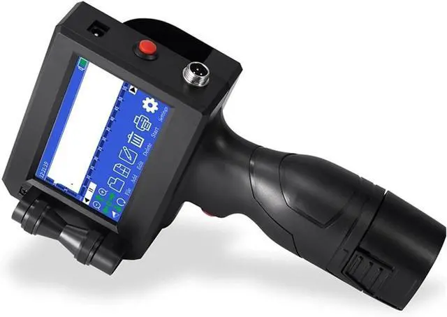 Main image of Wide Coding Applications Handheld Inkjet Printer 28 Language Date Number Logo Expiry Date Label Plastic Carton Handheld Thermal Inkjet Printer Lightweight and Convenient