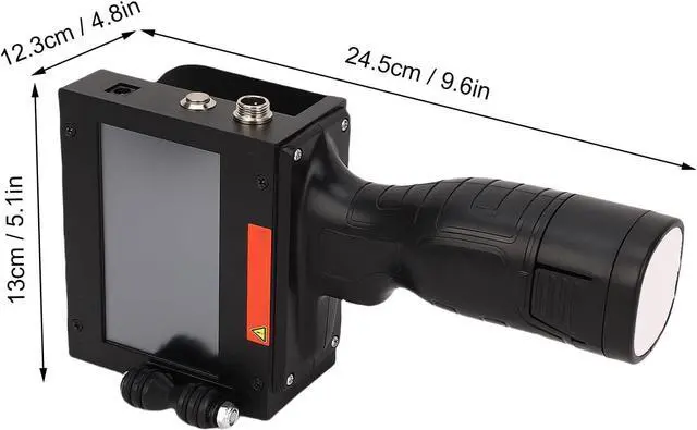 Alt view image 2 of 7 - Marhynchus Upgrade Handheld Inkjet Printer 4.3inch Touch Screen High Resolution Prints Portable Handheld Printer (US Plug 100-240v)