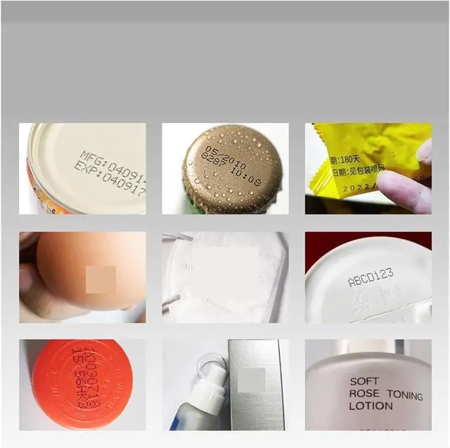 Alt view image 3 of 4 - Mini Handheld Inkjet Printer to Print Production Date and Batch Number QR Code On Bread Packaging Bag Wide Printing Material(Green)