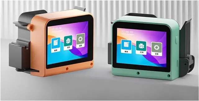 Alt view image 2 of 4 - Mini Handheld Inkjet Printer to Print Production Date and Batch Number QR Code On Bread Packaging Bag Wide Printing Material(Green)