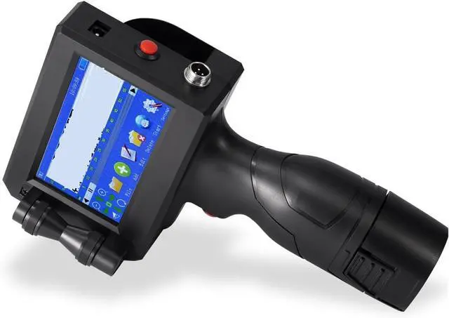 Main image of Wide Coding Applications Handheld Inkjet Printer 12.7mm Logo Date Portable Printer Metal Plastic Bags Bottle Handheld Thermal Inkjet Printer Lightweight and Convenient