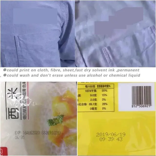 Alt view image 4 of 4 - Wide Coding Applications Handheld Inkjet Printer Gun X300 English Language Production Date Number Expiry Date Label Plastic Carton Handheld Thermal Inkjet Printer Lightweight and Convenient