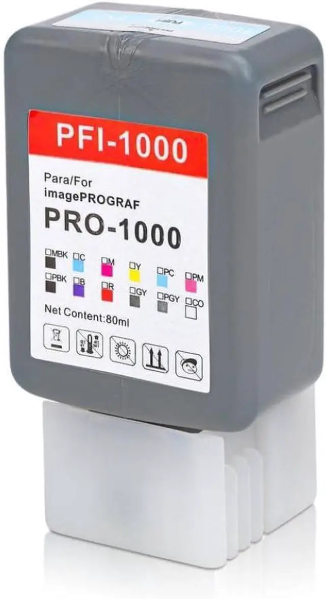 Main image of Ink Cartridge Compatible with ImagePROGRAF PRO-1000 PFI-1000 PFI100 80ml(Photo Cyan)