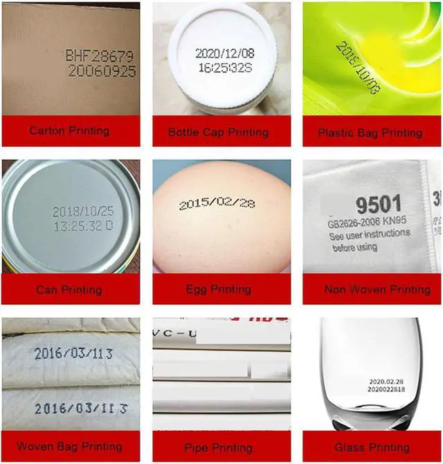 Alt view image 5 of 7 - Asixxsix Handheld Inkjet Printer, 2-12.7mm Printing Height Portable Coding Machine with 4.3 Inch HD LED Touchscreen, Supports Multi Languages Bluetooth Inkjet Coder for Text QRCode