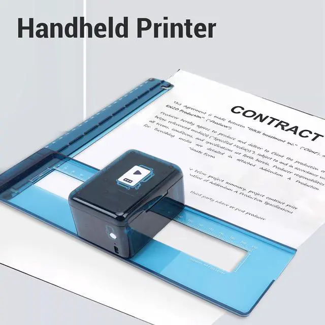 Alt view image 6 of 7 - Hyuduo Handheld Inkjet Printer Small Portable Intelligent Mini with Red Ink for QR Code Barcode Date Number Home School Office Small Inkjet Printer