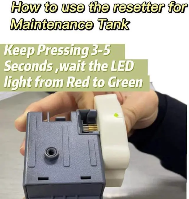 Alt view image 4 of 4 - Maintenance Box Chip Resetter Compatible with XP-5100 XP-5105 L7160 L7180 WF-2800 WF-2860 WF-2865 ET-3750 ET-7700 ET-7750 Printers