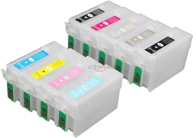 Alt view image 2 of 2 - 1set T1571 157 Refillable Ink Cartridges with ARC Chips Compatible for R3000 Printer Model