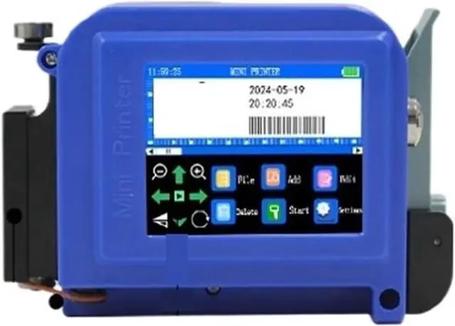 Main image of 25.4mm/1 Inch Portable Mini Printer Handheld Inkjet Printer Non-encrypted QR Barcode Image Logo Date Coding Machine Wide Printing Material(with 1 Ink)