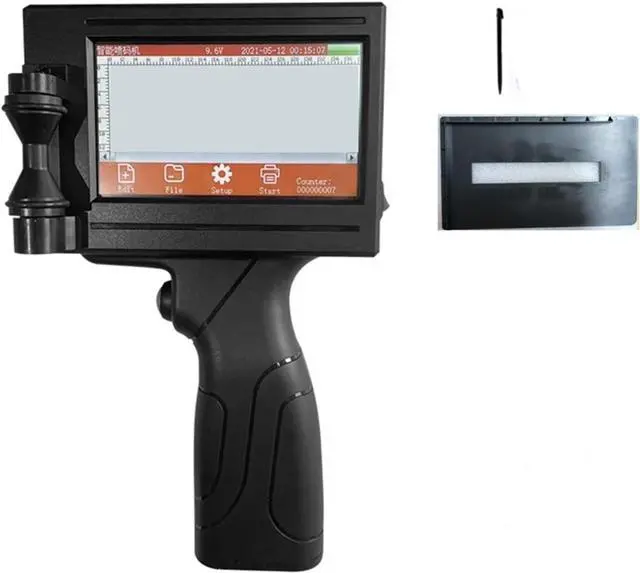 Alt view image 2 of 4 - 12.7mm Handheld Inkjet Printer QR Code Expiry Date Portable Printer Carton Plastic Bottle Bags Handheld Printer Lightweight and Convenient