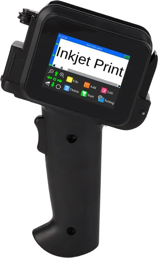 Main image of Hyuduo Handheld Printer Portable Inkjet Printer 600DPI Handheld Inkjet Printer with 42ml Quick Drying Ink for Text Labels Graphics on Multiple Surfaces