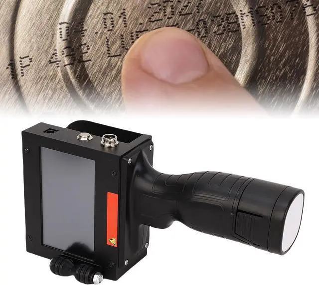 Alt view image 3 of 7 - Marhynchus Upgrade Handheld Inkjet Printer 4.3inch Touch Screen High Resolution Prints Portable Handheld Printer (US Plug 100-240v)