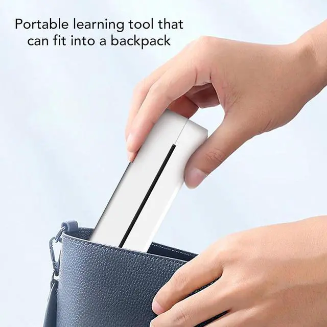 Alt view image 3 of 7 - Asixxsix Inkless Portable Printer for Travel, 200dpi Wireless Thermal Printer with 1 Roll Thermal Paper, Supports 8.5 X 11 Inch US Letter Size, Small Bluetooth Mobile Printers