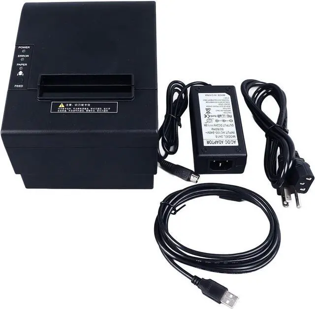 Alt view image 7 of 7 - shenruifa 80mm Thermal POS Printer USB Bill Printer Restaurant Kitchen with Auto Cutter