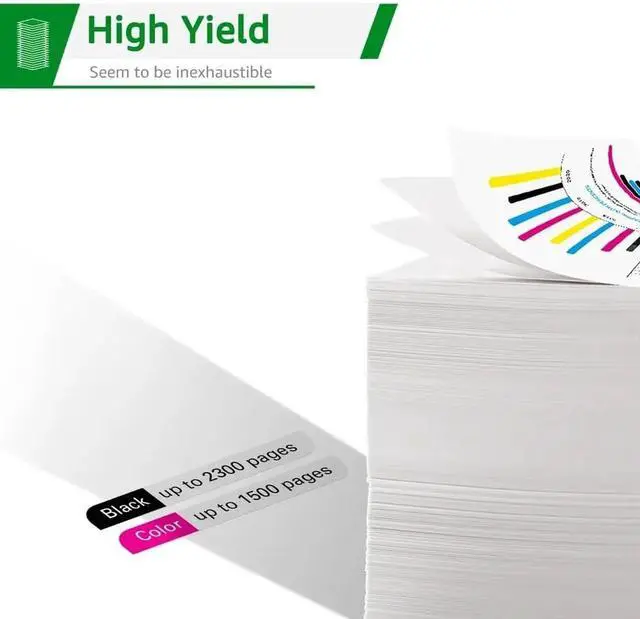 Alt view image 4 of 5 - 5PK Compatible 950XL 951XL Ink Cartridges for Officejet Pro 8610 8615 8620 8625 8600