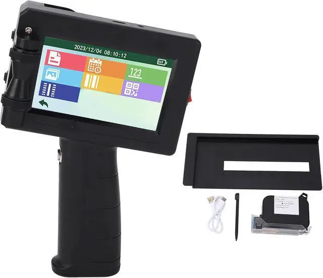 Alt view image 4 of 6 - Handheld Ink Beam Printer, Handheld Ink Beam Printers Kit Versatile 12.7 Mm for Cardboard Plastic Wood