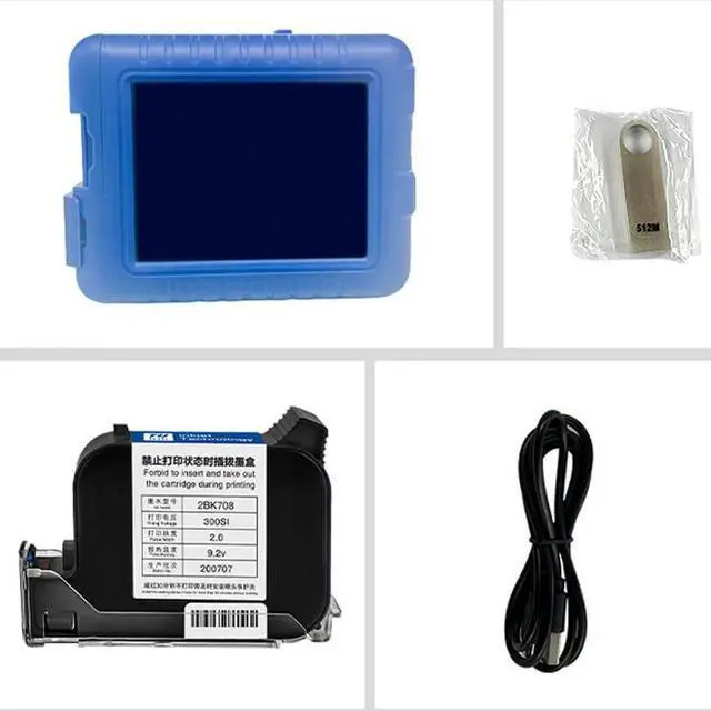 Alt view image 3 of 7 - Handheld Printer Portable Small Coding Machine Mini Inkjet Printer Multi-Language Printing Logo Quick-Drying Inkjet Printers Bag Carton(Yellow Quick Drying)