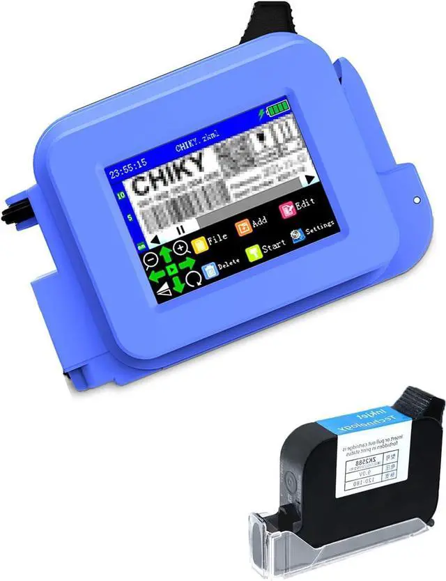 Main image of Mini Handheld Inkjet Printer, Pocket Portable Coder with 2.4 Inch Led Touch Screen, Inkjet Printer for DIY Printing/Qr Code/Barcode/Date Etc.,C-D