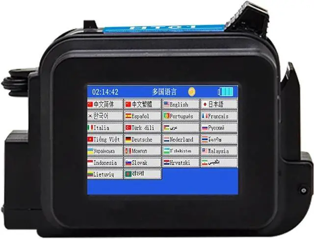 Alt view image 5 of 7 - Handheld Mini Label Inkjet Printer Production Date Pattern Character Encoding Machine Permanent Ink Wide Printing Material(Printer - 2 Ink)