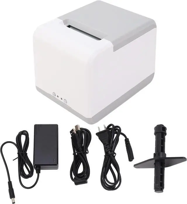 Alt view image 6 of 7 - Wisoqu Thermal Receipt Printer, Multi Functional Thermal Printer for Restaurant (US Plug)