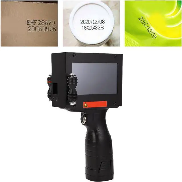 Alt view image 4 of 7 - Marhynchus Upgrade Handheld Inkjet Printer 4.3inch Touch Screen High Resolution Prints Portable Handheld Printer (US Plug 100-240v)