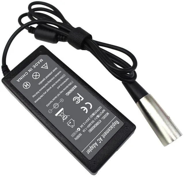Alt view image 5 of 7 - LXHY 24V 2A Shoprider Scooter Battery Charger Compatible with Jazzy Power Chair, Pride Hoveround Mobility Schwinn S300 S350 S400 S500 S650, Ezip 400 500 650 750 900 Mountain Trailz, Schwinn Zone 5