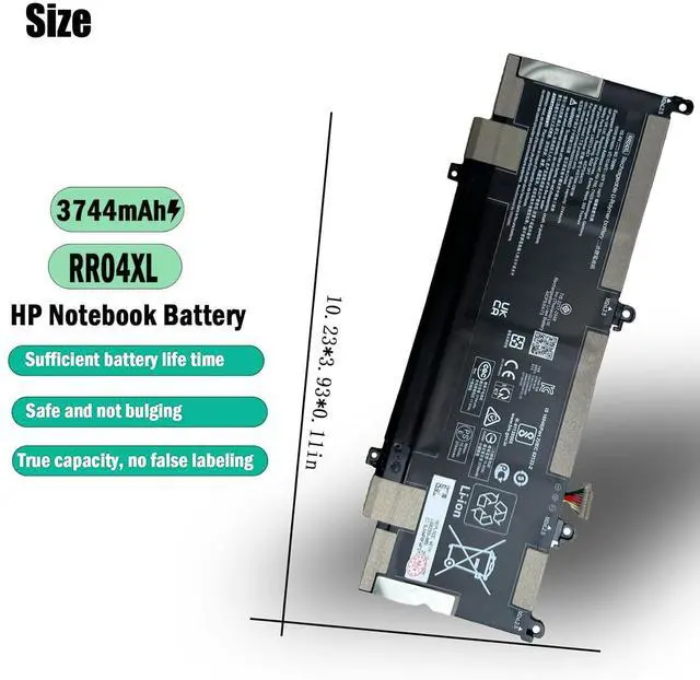 Alt view image 4 of 6 - LXHY RR04XL Battery Replacement for HP Spectre X360 13-AW 13T-AW Series 13-aw0013dx 13-aw0023dx 13-aw2003dx 13t-aw000 13t-aw100 13t-aw200 Series HSTNN-DB9K HSTNN-OB1M L60213-2C1