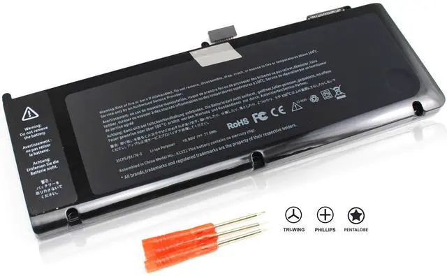 Alt view image 4 of 6 - 77.5WH Type A1321 Battery Replacement for Apple MacBook Pro 15" inch A1286(Mid 2009 Mid 2010 Version), MB985 MB986J/A MB986CH/A MC118 MB986 661-5211 020-6380-A 020-6766-B